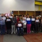 Group photo of A Healthier Me service users